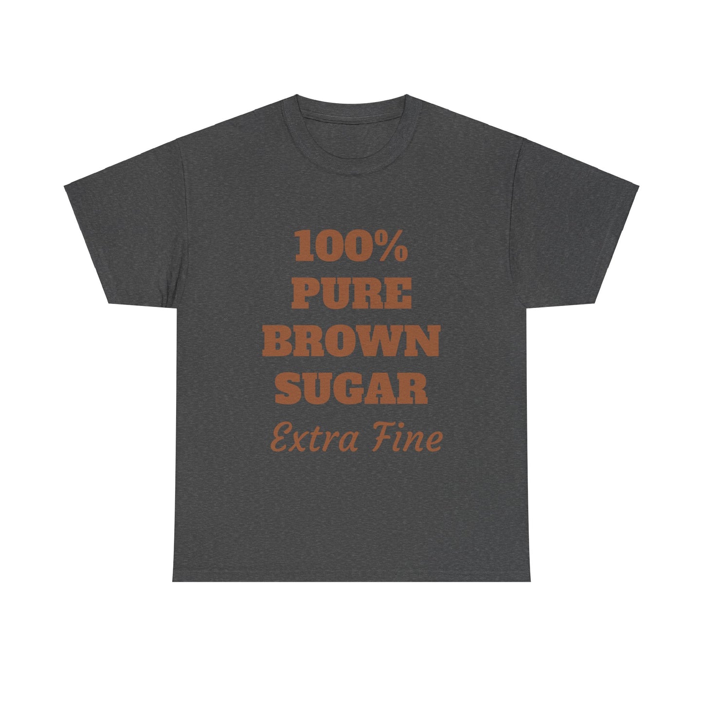 Brown Sugar Extra Fine: Unisex Heavy Cotton Tee