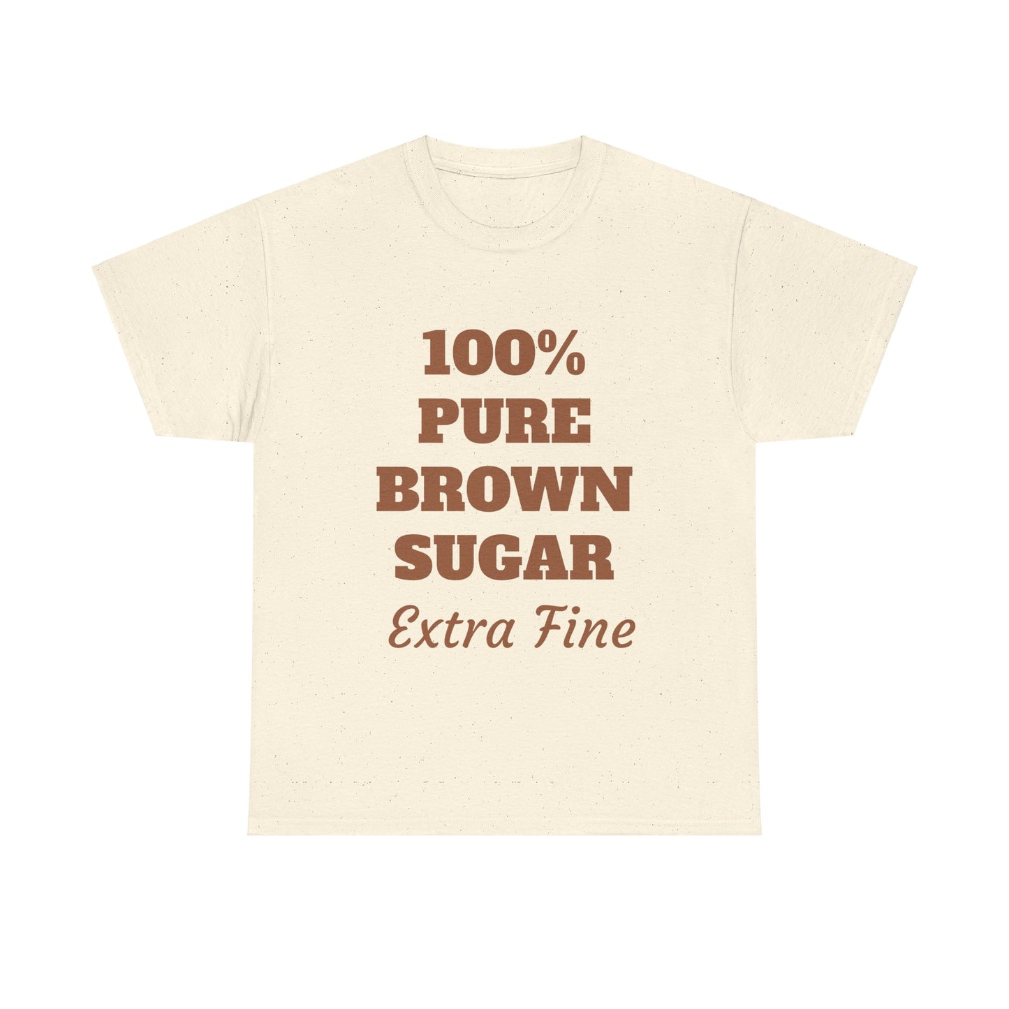 Brown Sugar Extra Fine: Unisex Heavy Cotton Tee