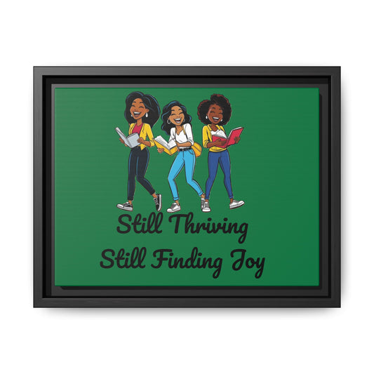 Thriving: Matte Canvas, Framed (Multi-color)