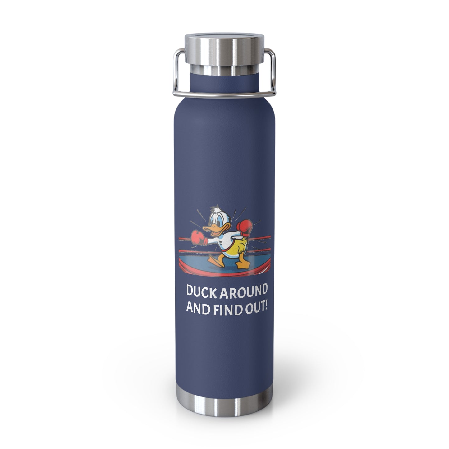 Duck Around: Copper Vacuum Insulated Bottle, 22oz