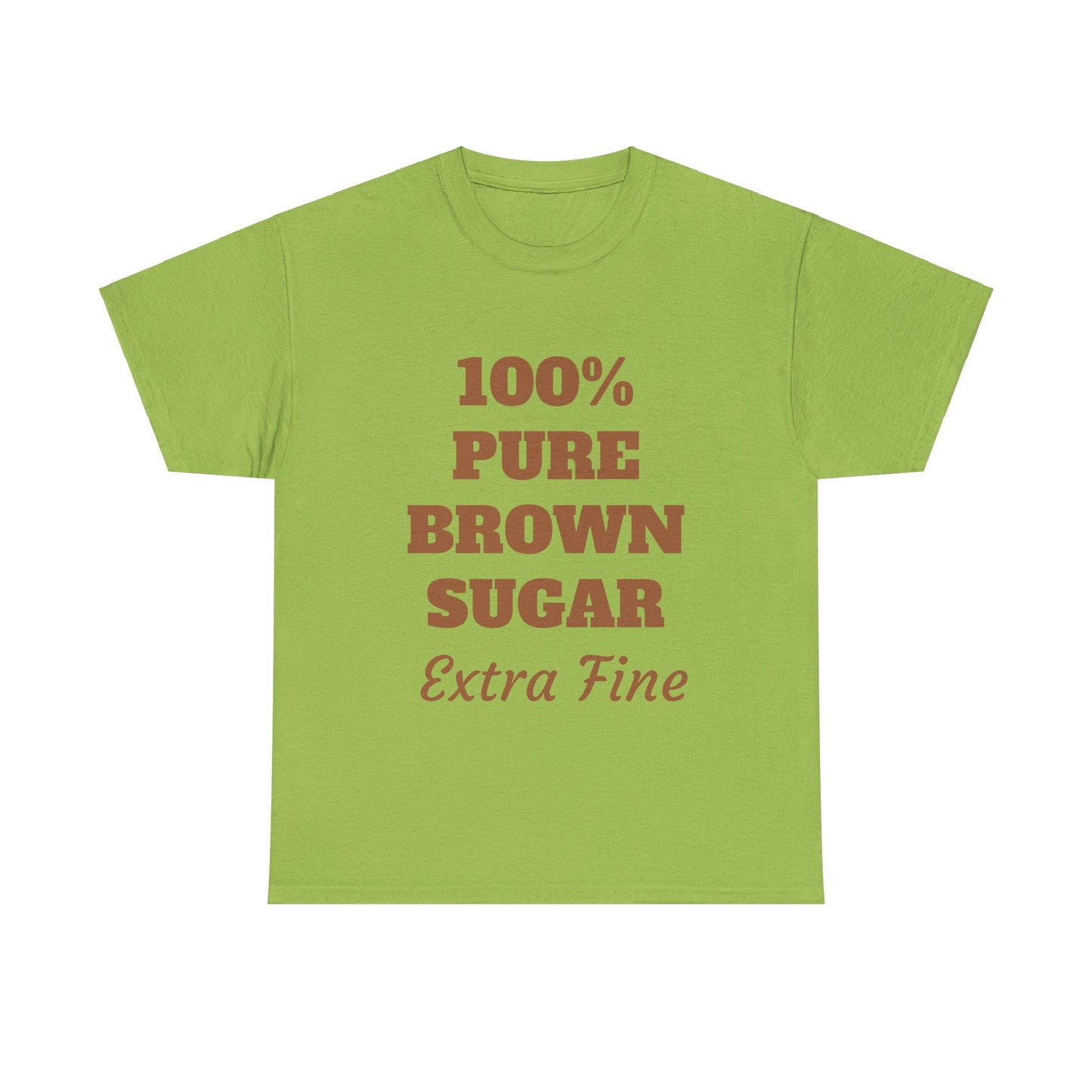 Brown Sugar Extra Fine: Unisex Heavy Cotton Tee