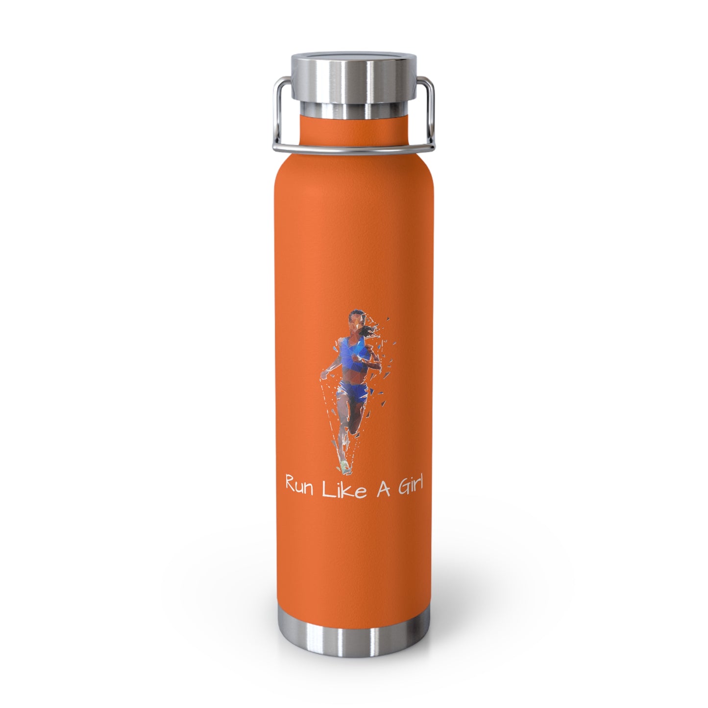 Run Like A Girl: Copper Vacuum Insulated Bottle, 22oz