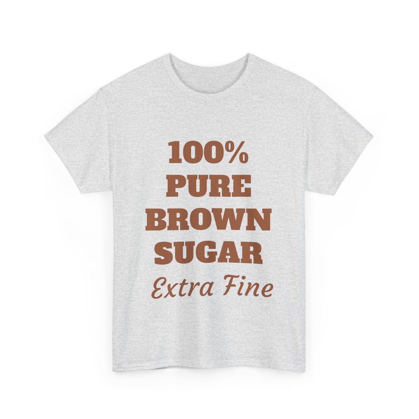 Brown Sugar Extra Fine: Unisex Heavy Cotton Tee