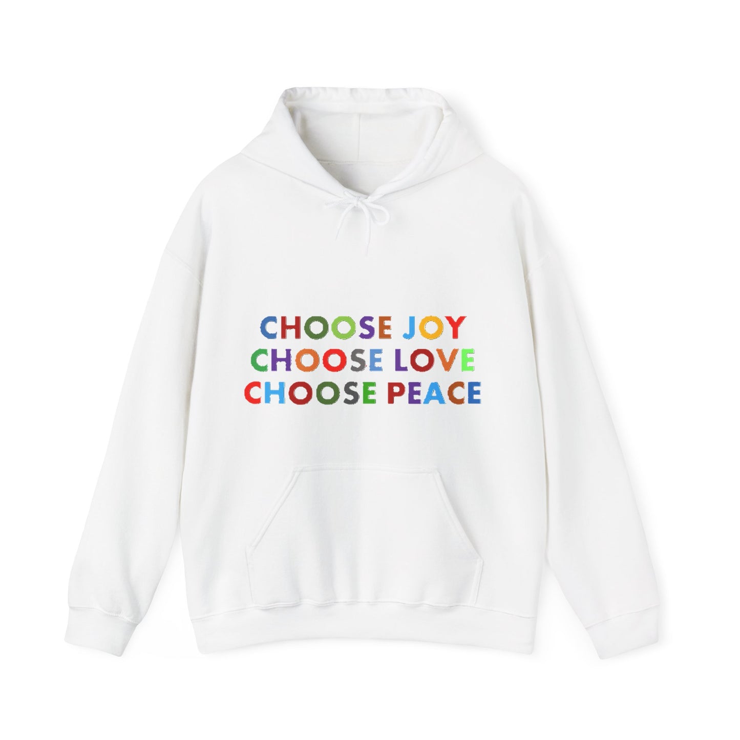 Choose Joy, Love, Peace Unisex Heavy Blend™ Hooded Sweatshirt