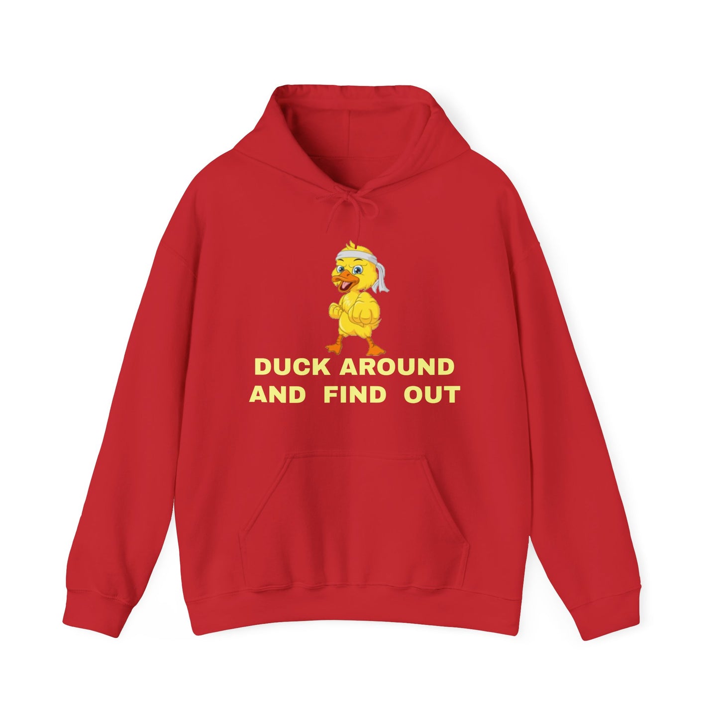 Duck Around: Unisex Heavy Blend™ Hooded Sweatshirt