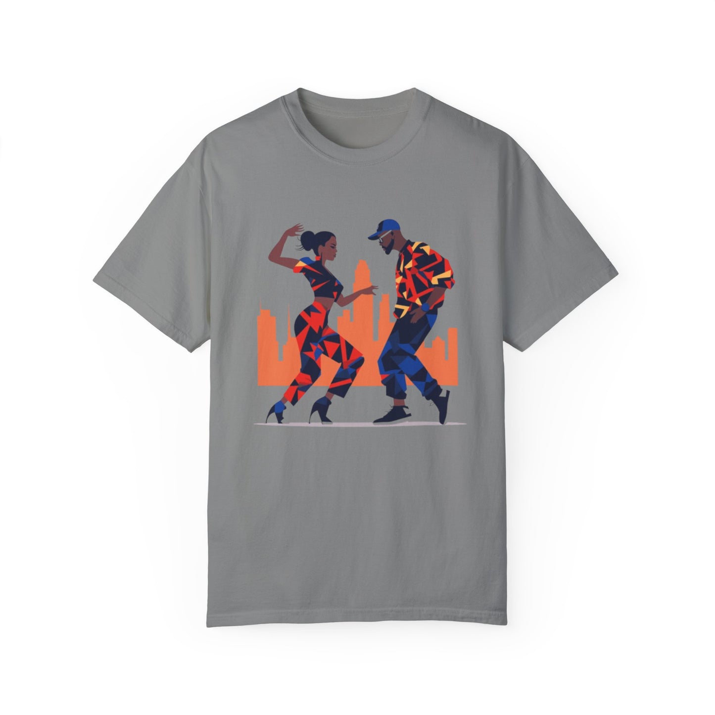 Dancing Couple: Unisex Garment-Dyed T-shirt