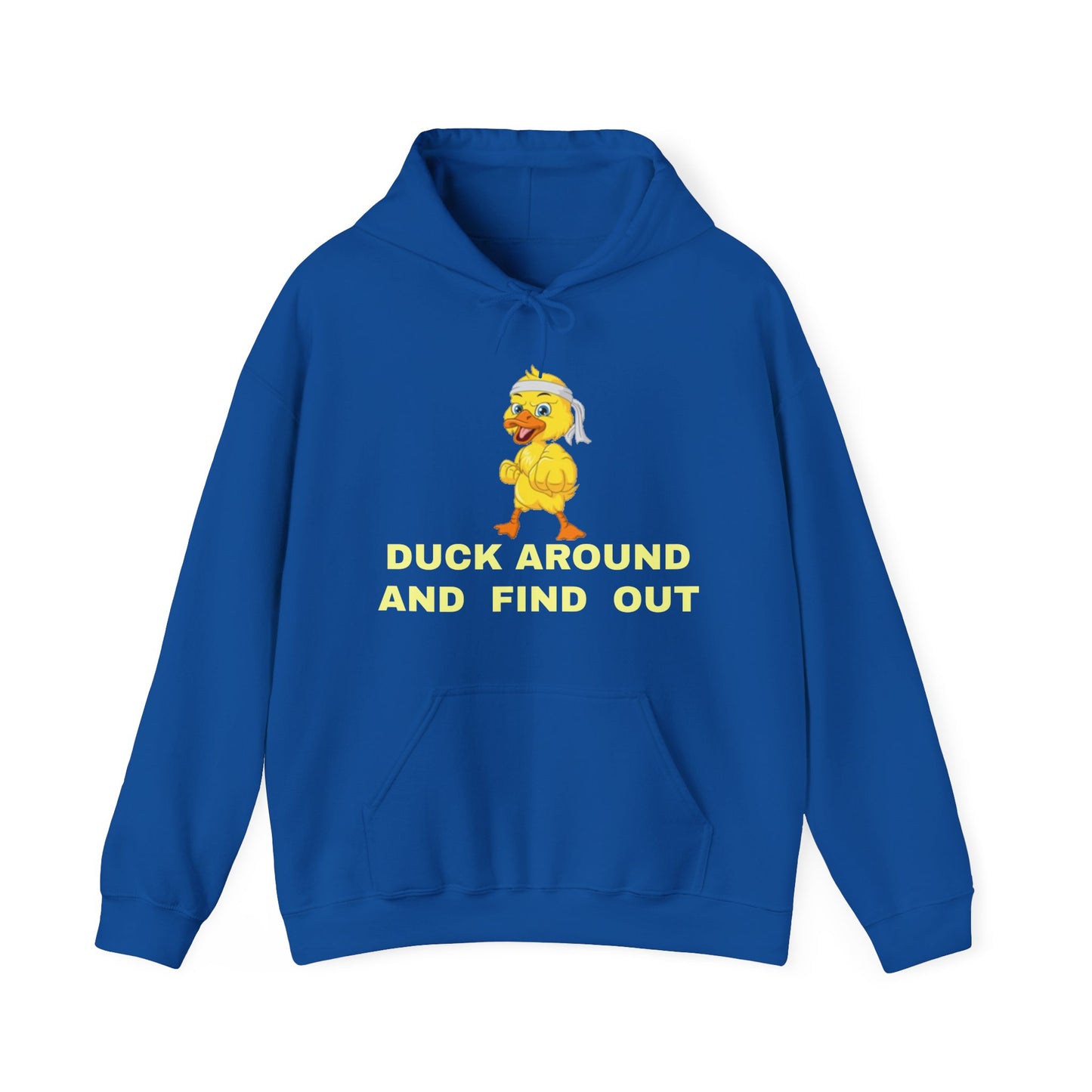 Duck Around: Unisex Heavy Blend™ Hooded Sweatshirt