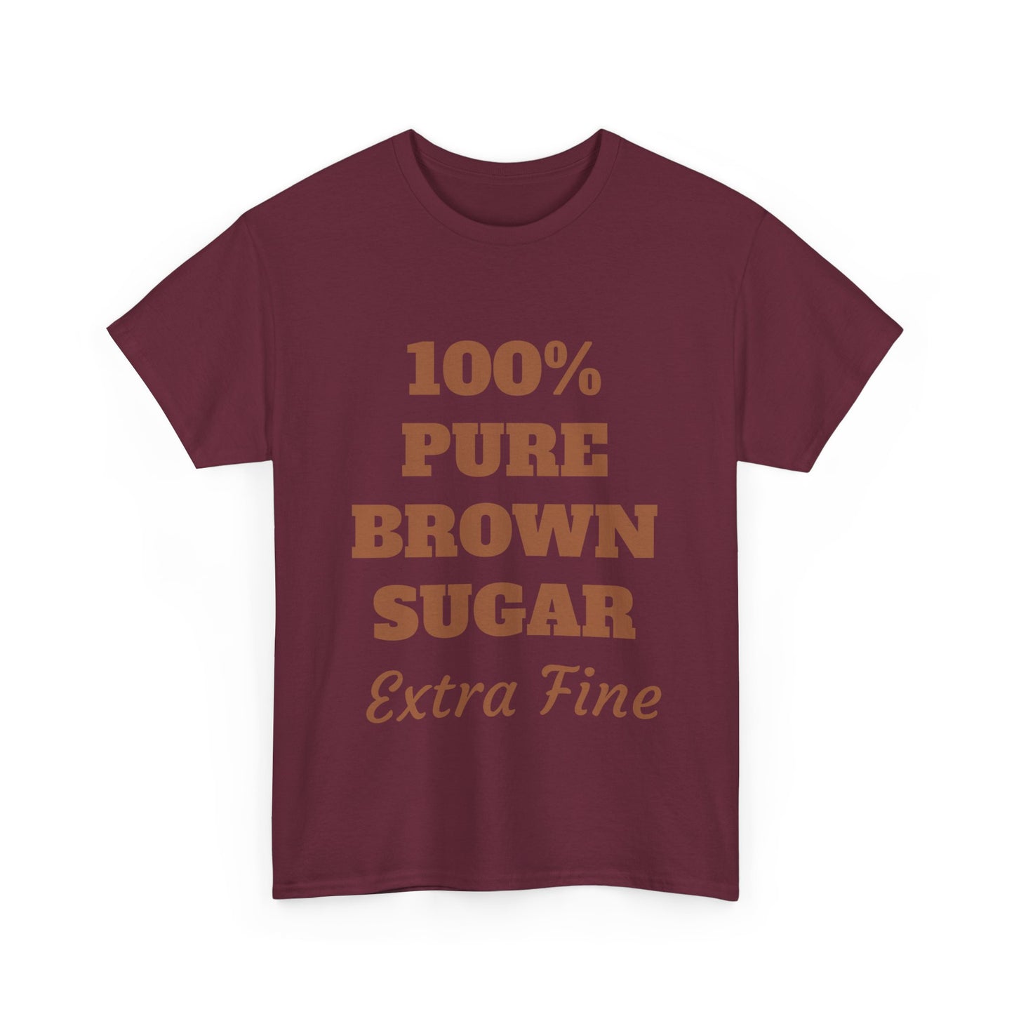 Brown Sugar Extra Fine: Unisex Heavy Cotton Tee