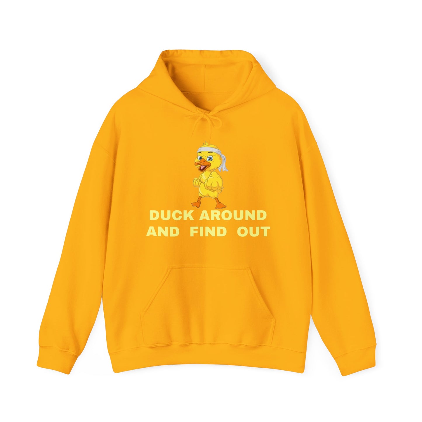 Duck Around: Unisex Heavy Blend™ Hooded Sweatshirt