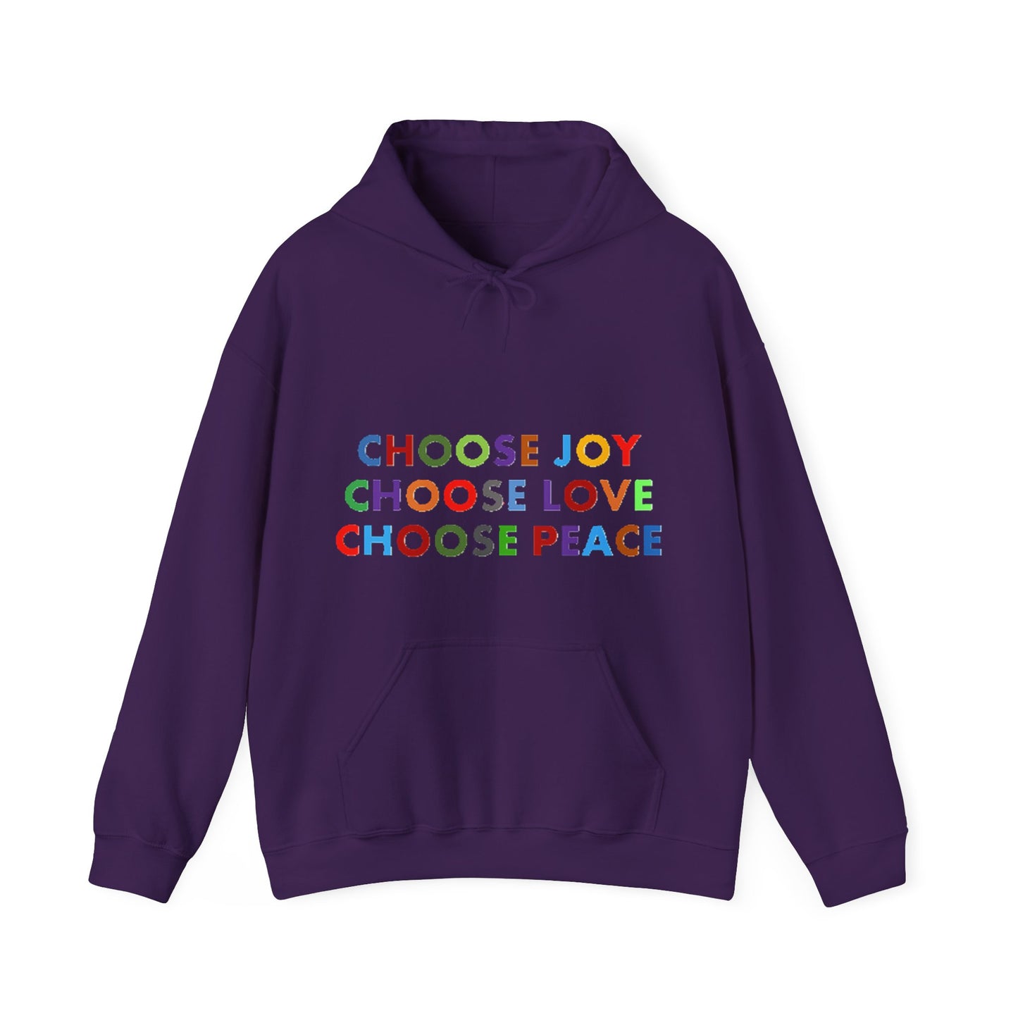 Choose Joy, Love, Peace Unisex Heavy Blend™ Hooded Sweatshirt