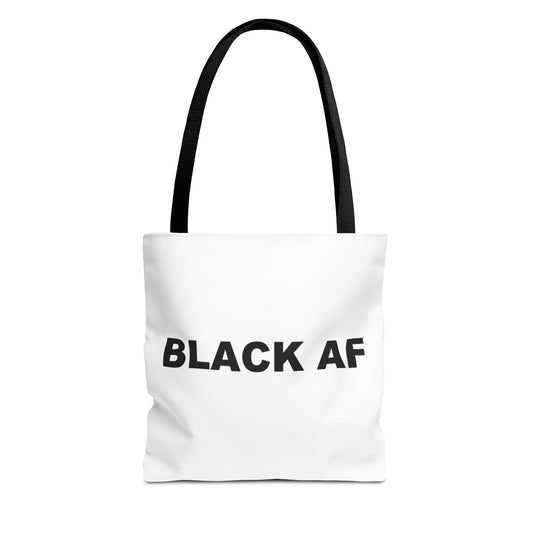 Black AF Tote Bag (AOP)