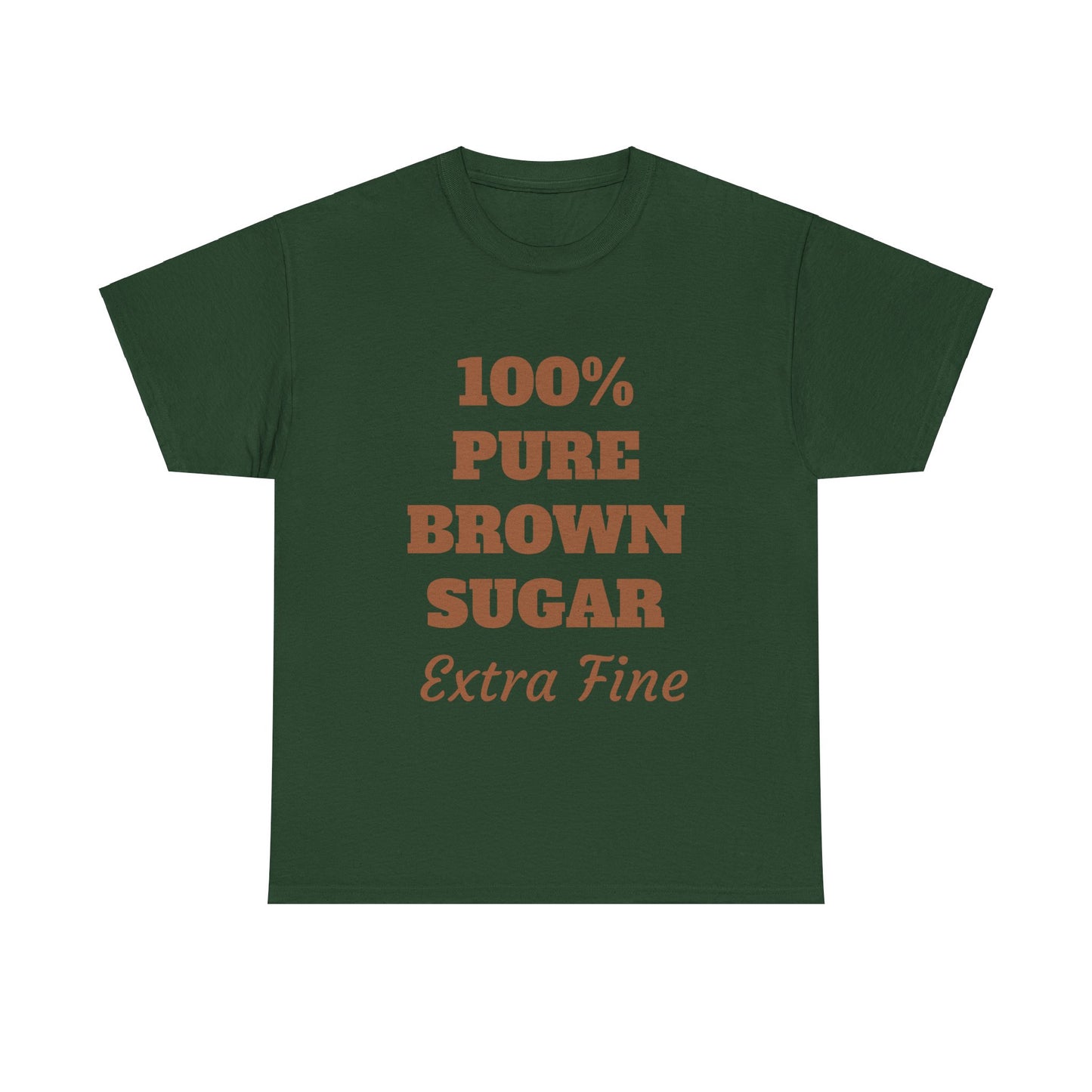 Brown Sugar Extra Fine: Unisex Heavy Cotton Tee