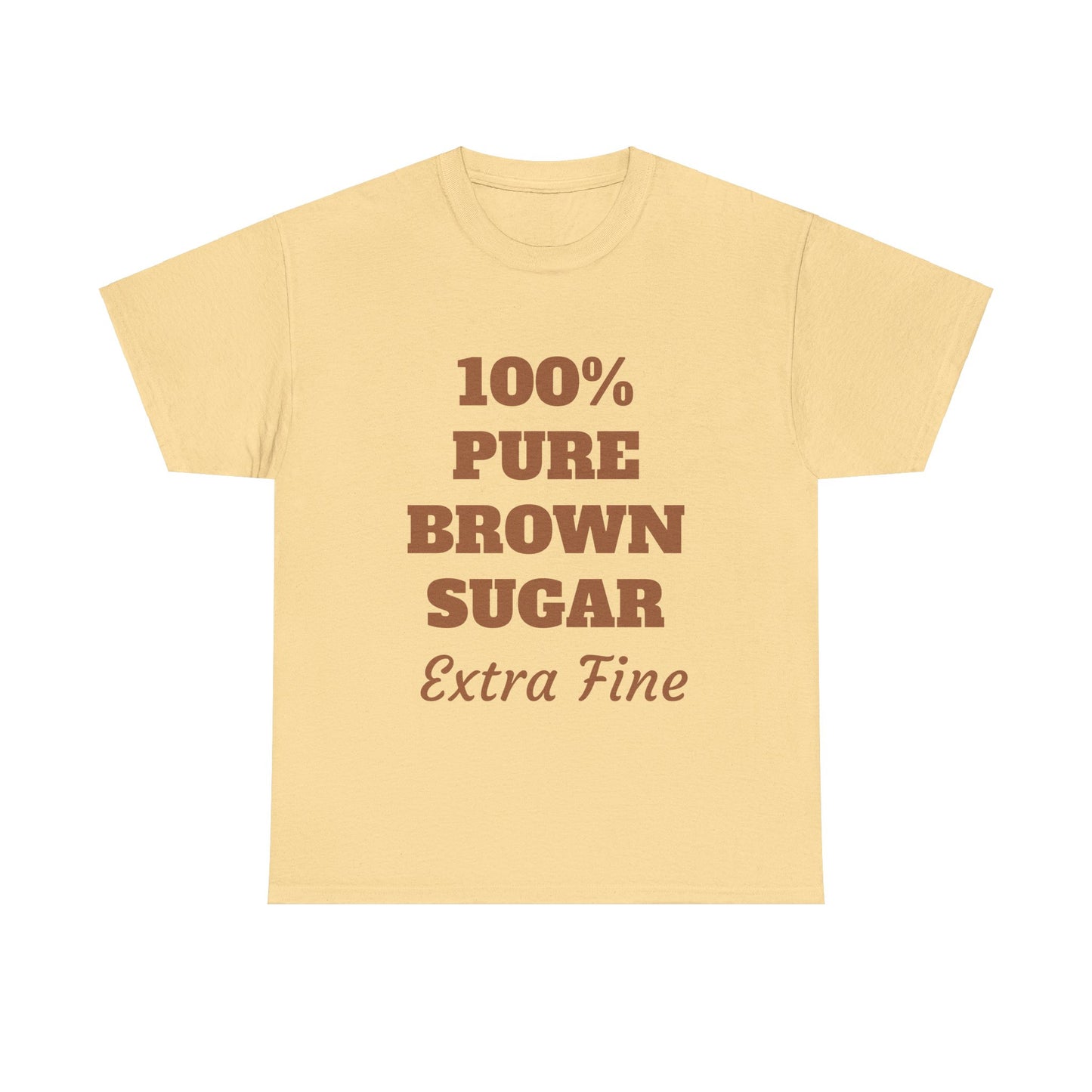 Brown Sugar Extra Fine: Unisex Heavy Cotton Tee