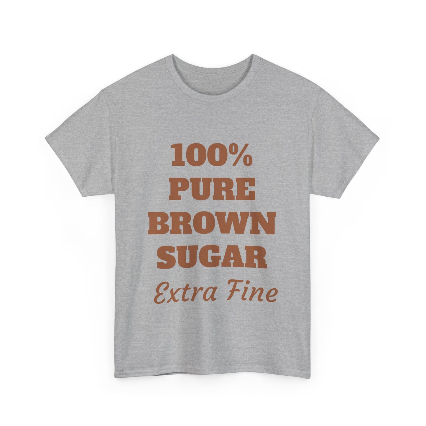 Brown Sugar Extra Fine: Unisex Heavy Cotton Tee