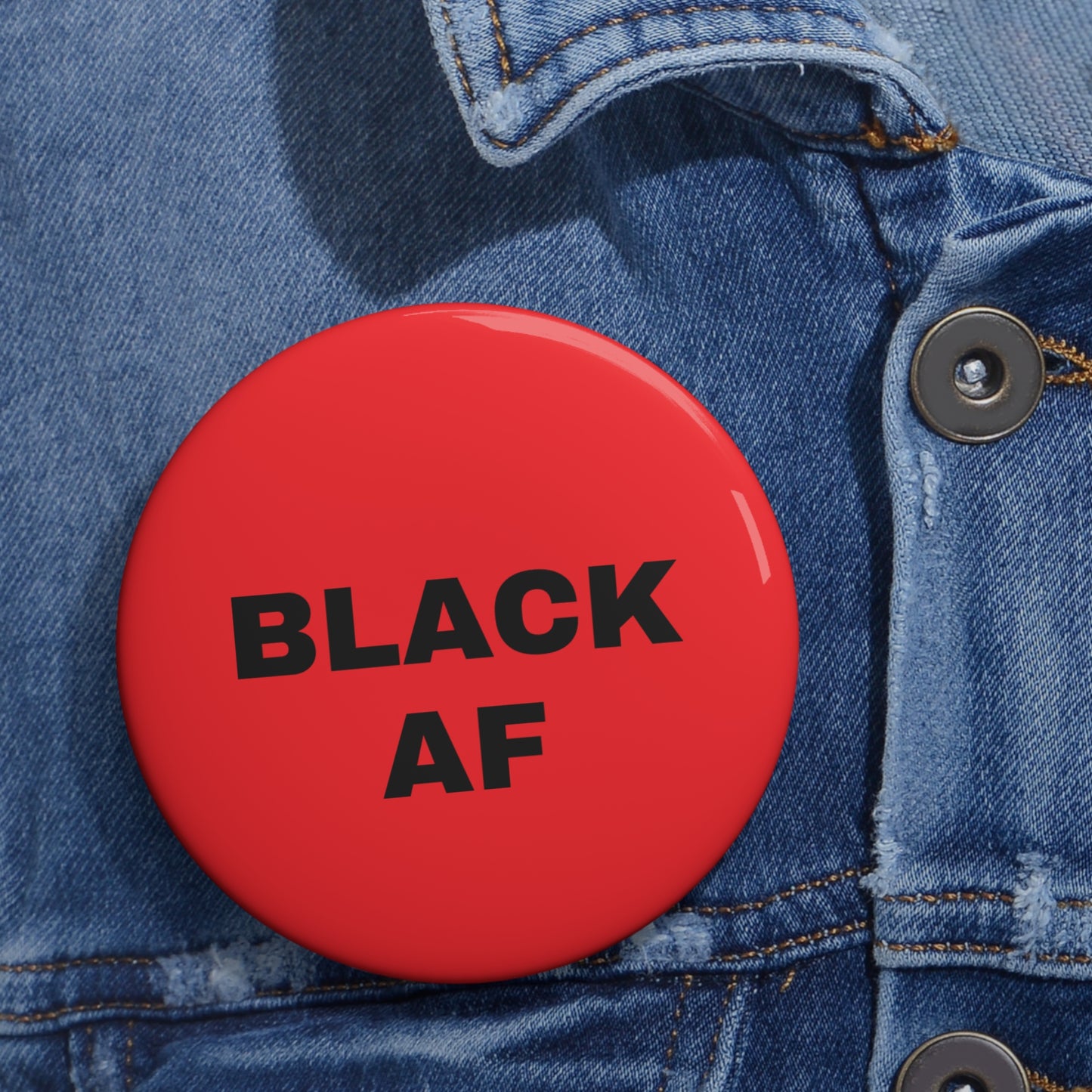 Black AF Custom Pin