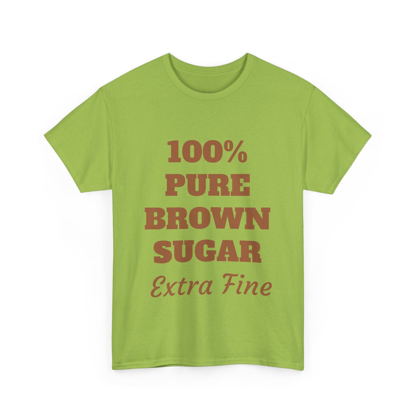 Brown Sugar Extra Fine: Unisex Heavy Cotton Tee