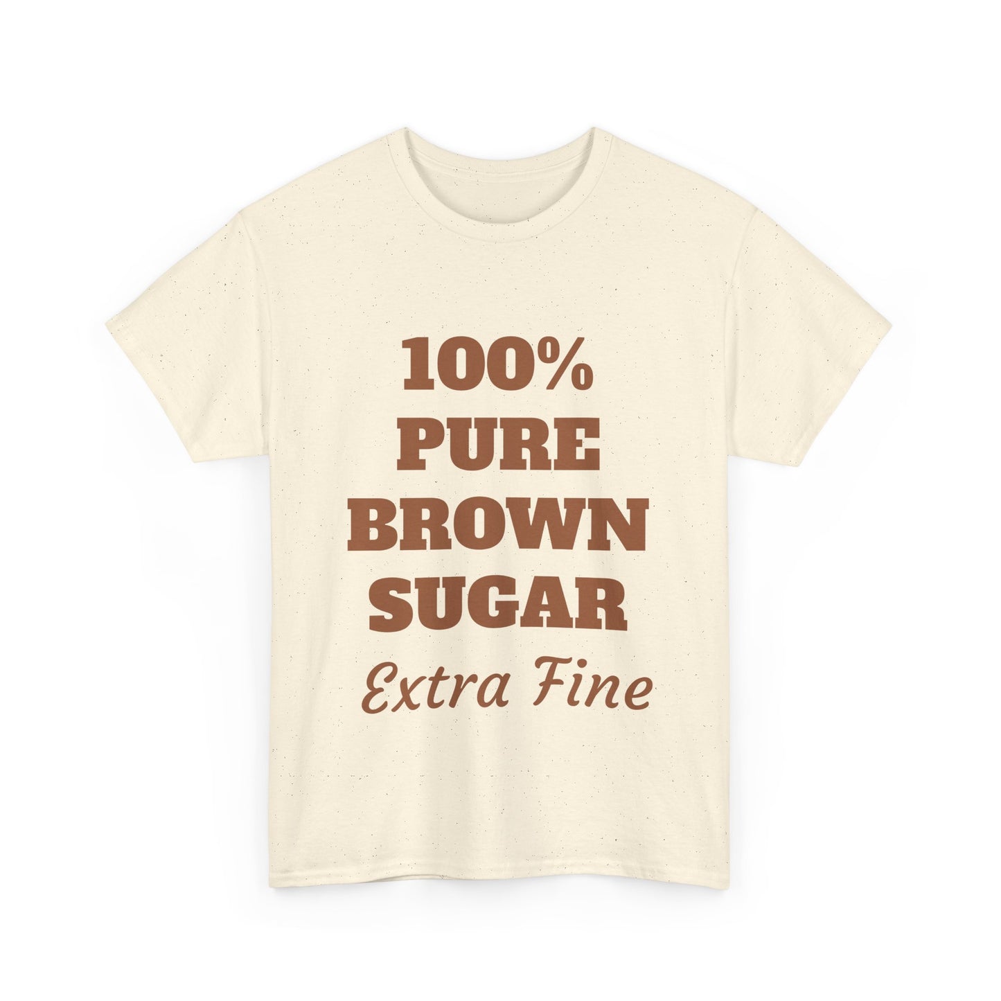 Brown Sugar Extra Fine: Unisex Heavy Cotton Tee