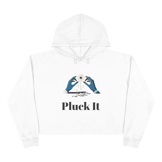 Pluck it Crop Hoodie