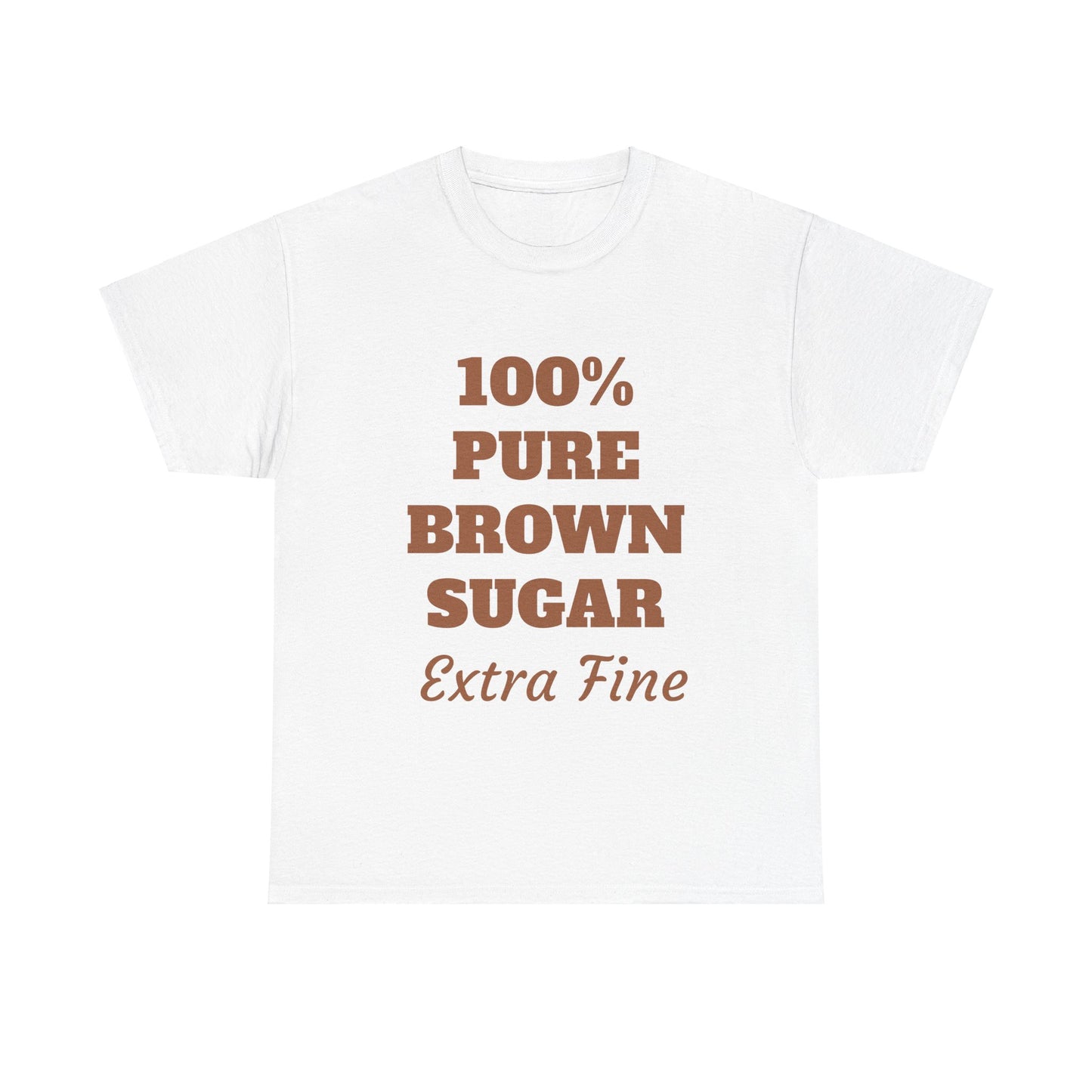 Brown Sugar Extra Fine: Unisex Heavy Cotton Tee