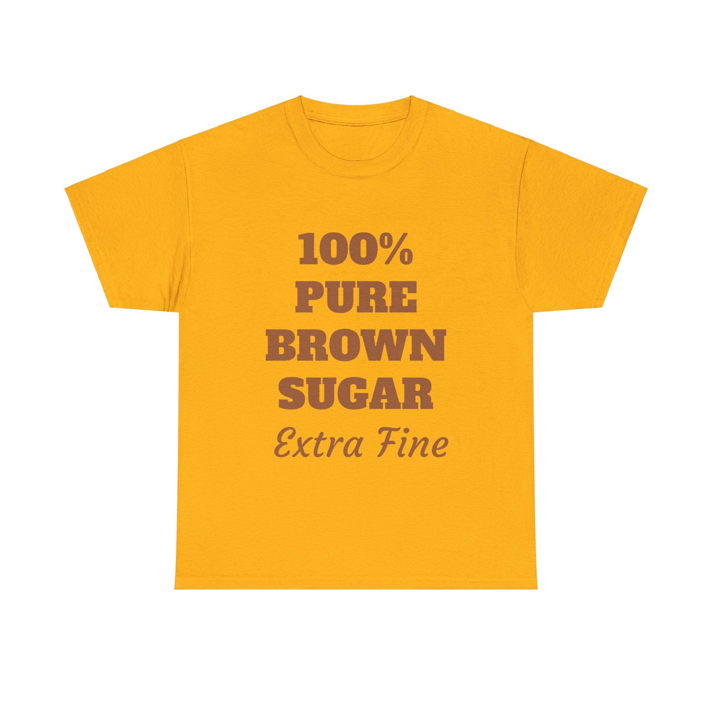 Brown Sugar Extra Fine: Unisex Heavy Cotton Tee