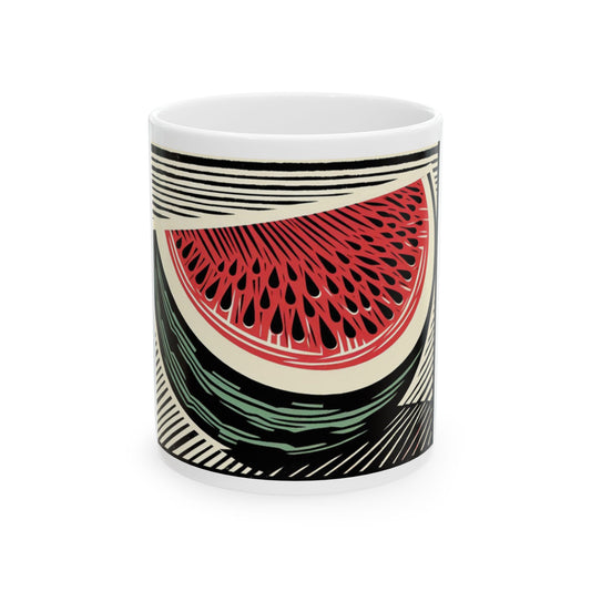 The Watermelon Ceramic Mug, (11oz, 15oz)