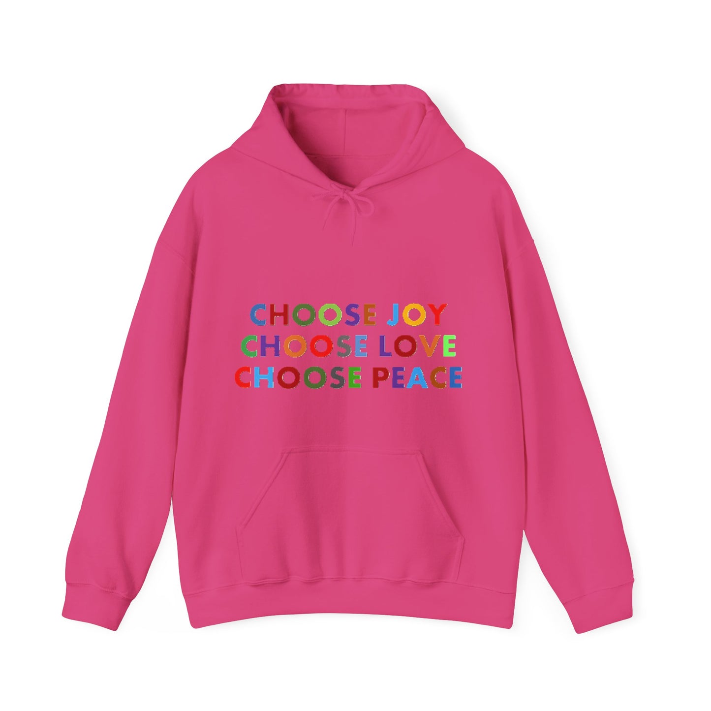 Choose Joy, Love, Peace Unisex Heavy Blend™ Hooded Sweatshirt