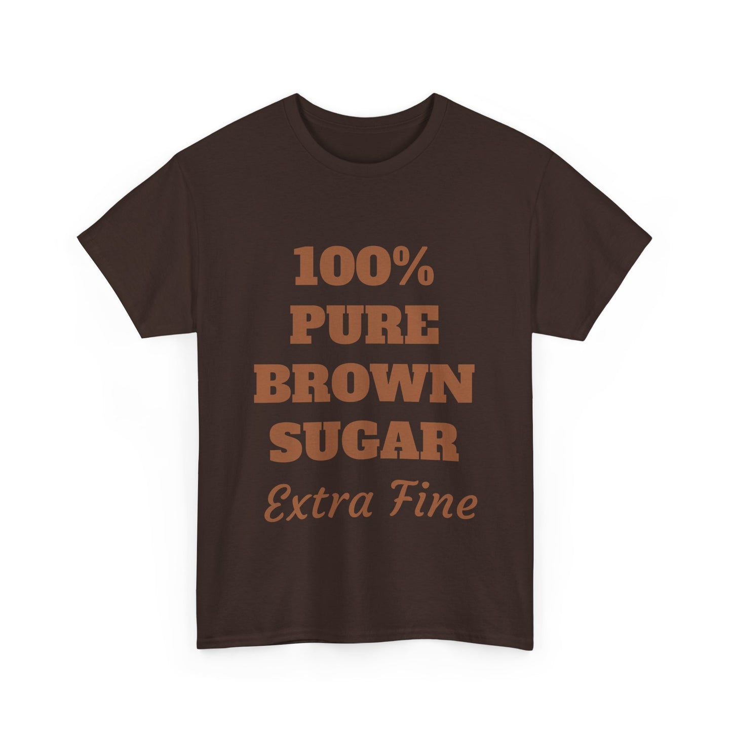 Brown Sugar Extra Fine: Unisex Heavy Cotton Tee