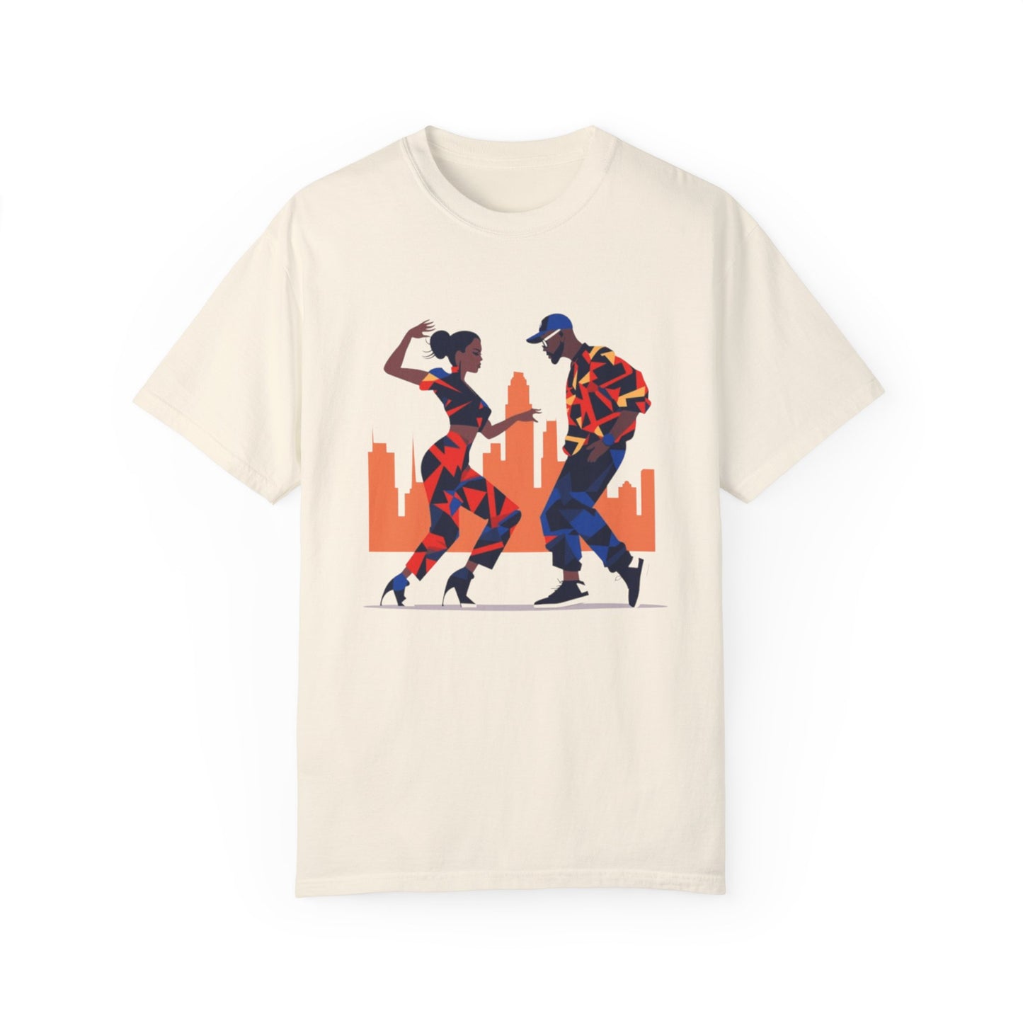 Dancing Couple: Unisex Garment-Dyed T-shirt