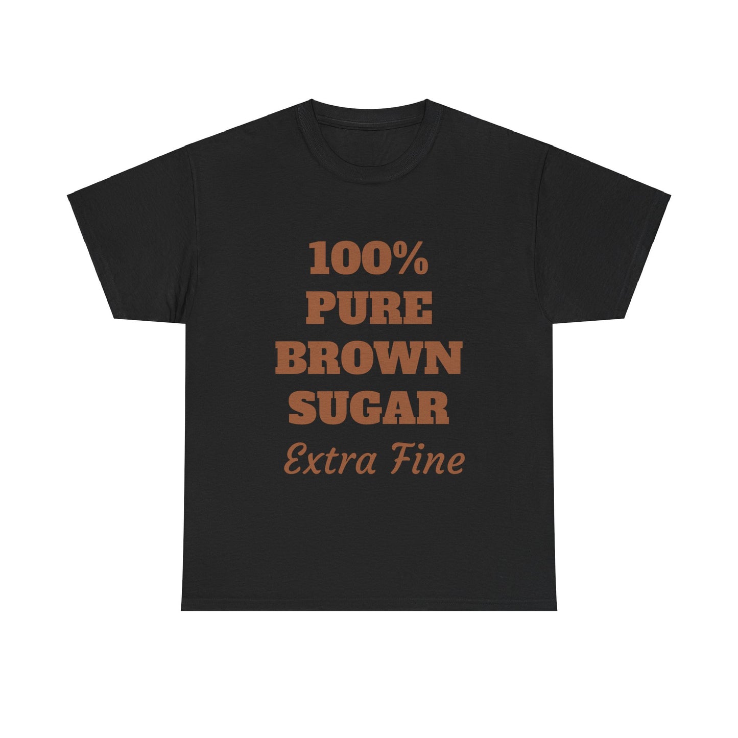 Brown Sugar Extra Fine: Unisex Heavy Cotton Tee