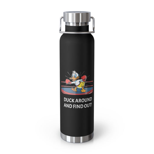 Duck Around: Copper Vacuum Insulated Bottle, 22oz